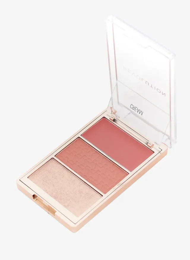 Revolution Blush Icon Palette Aura Points Rose – image 4