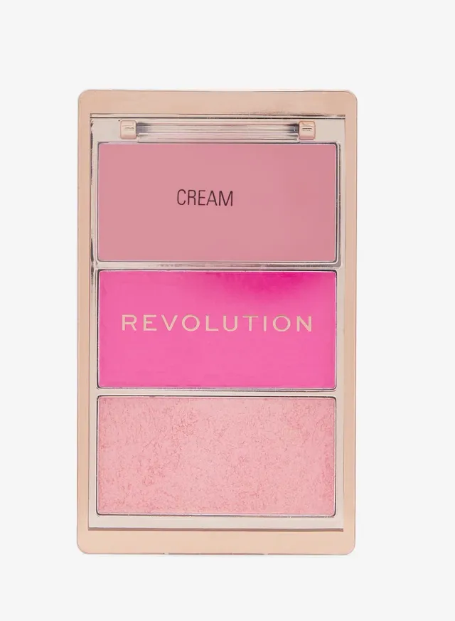 Revolution Blush Icon Palette Hot Pink Flag