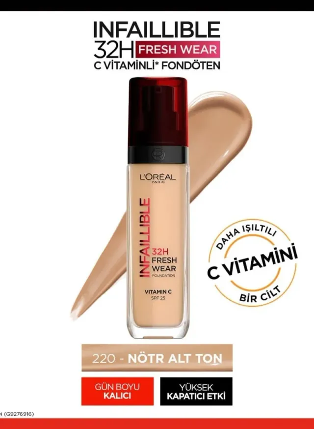 Infaillible 32Hr Liquid Foundation 125 Warm dore – image 4