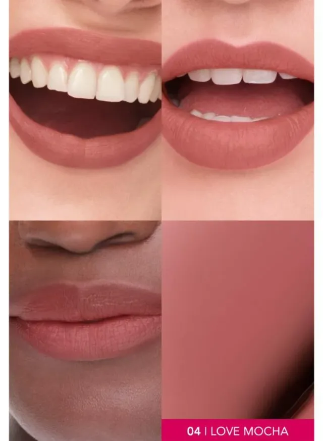 Cloud Crème Velvet Matte Liquid Lipstick - 04 - I Love Mocha, 3ml – image 5