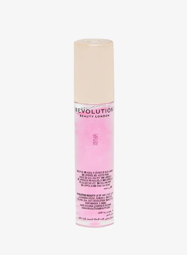Revolution Glass Kiss Roller Ball Lip Oil Enhanced Purple Shimmer – image 2