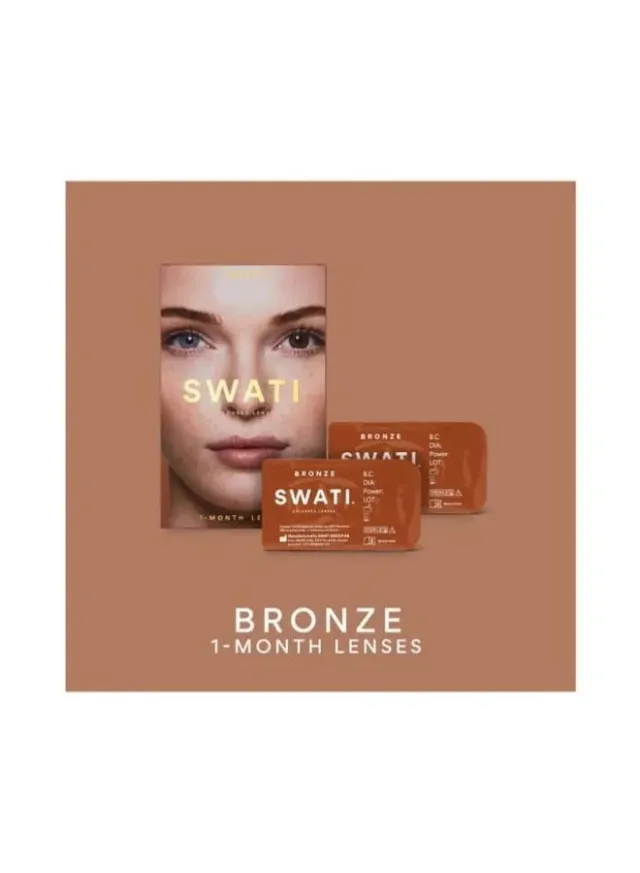 Cosmetics Coloured Contact Lenses  Bronze 1 Months – image 3