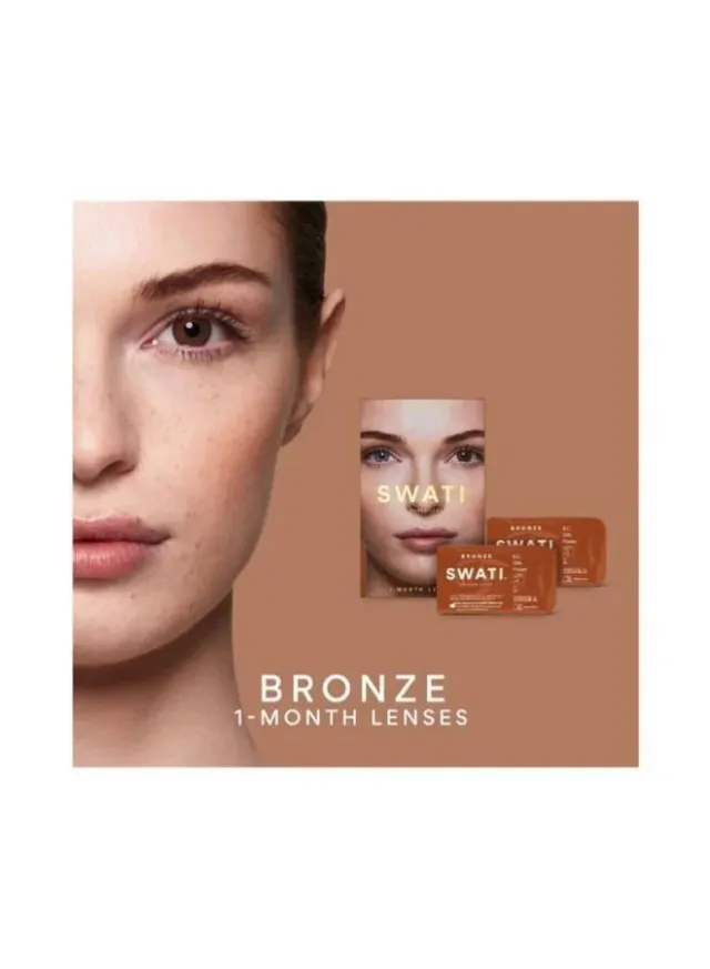Cosmetics Coloured Contact Lenses  Bronze 1 Months – image 4