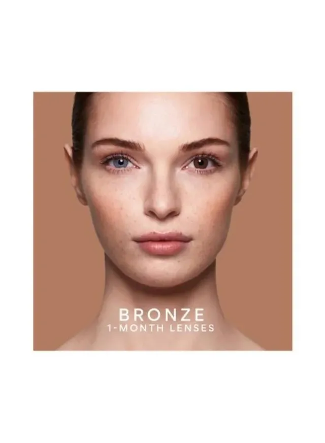 Cosmetics Coloured Contact Lenses  Bronze 1 Months – image 5