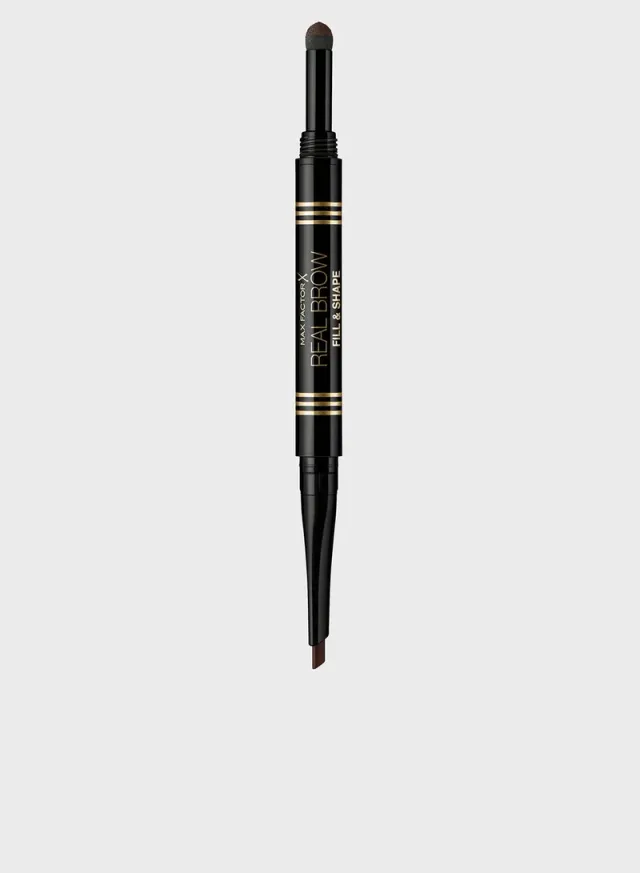 Max Factor Eyebrow Pencil Real Brow Fill & Shape – 04 – Deep Brown, 0.16g + 0.5g – image 2