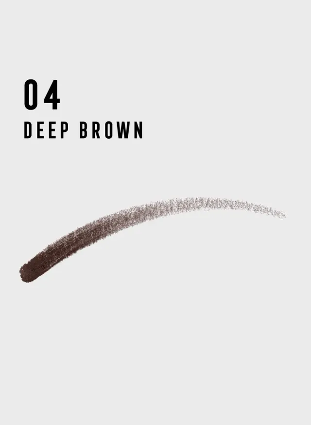 Max Factor Eyebrow Pencil Real Brow Fill & Shape – 04 – Deep Brown, 0.16g + 0.5g – image 4