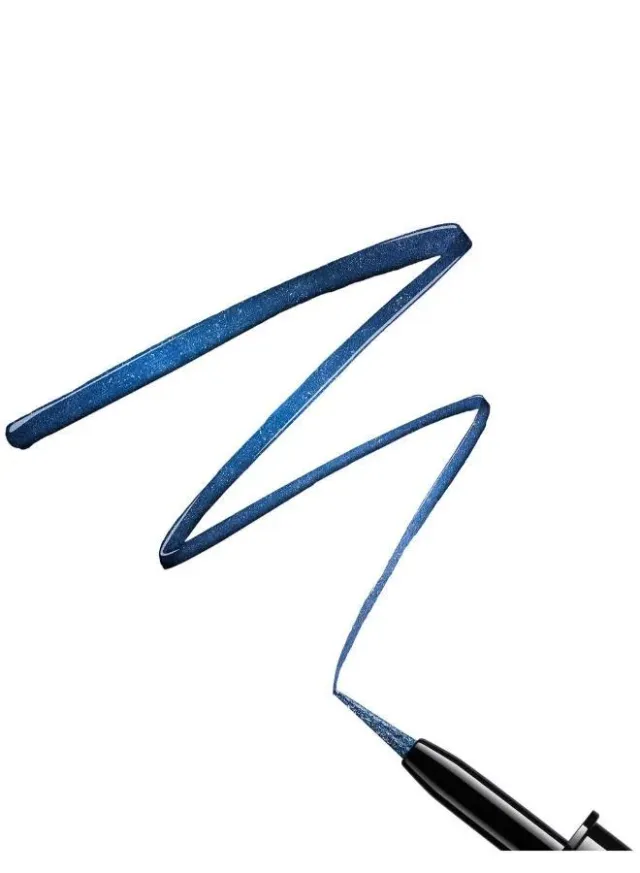 Artliner Gentle Felt Eyeliner 0.047 oz # 09 Blue Metallic Makeup – image 2
