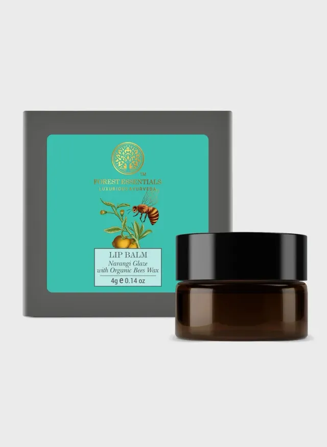 Forest Essentials Luscious Lip Balm Narangi Glaze