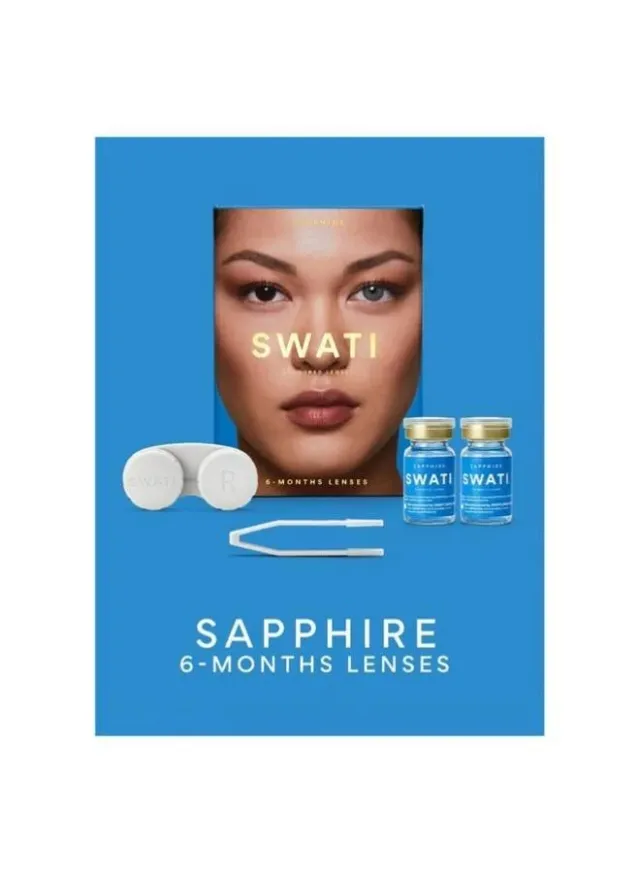 Cosmetics Coloured Contact Lenses Sapphire 6 Months – image 4