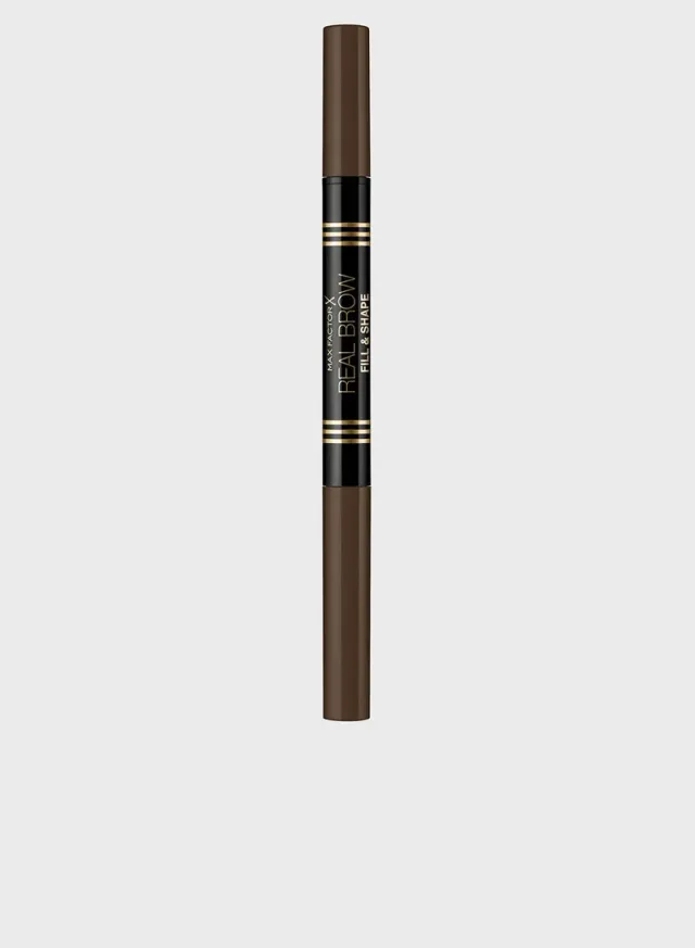 Max Factor Eyebrow Pencil Real Brow Fill & Shape – 03 – Medium Brown, 0.16g + 0.5g