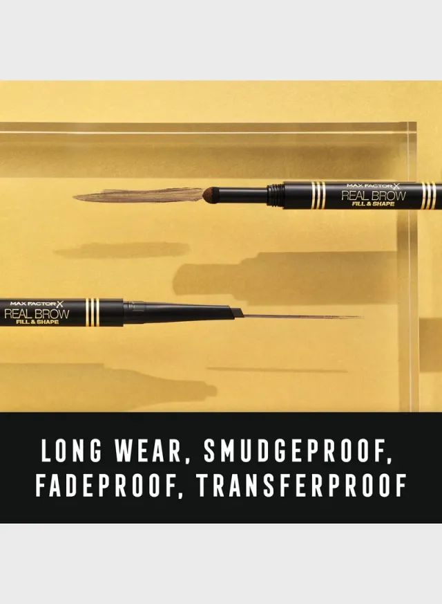 Max Factor Eyebrow Pencil Real Brow Fill & Shape – 03 – Medium Brown, 0.16g + 0.5g – image 8