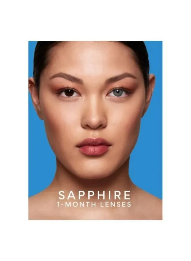 Cosmetics Coloured Contact Lenses  Sapphire 1 Months – image 3