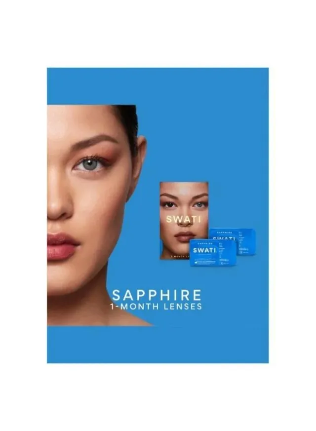 Cosmetics Coloured Contact Lenses  Sapphire 1 Months – image 4