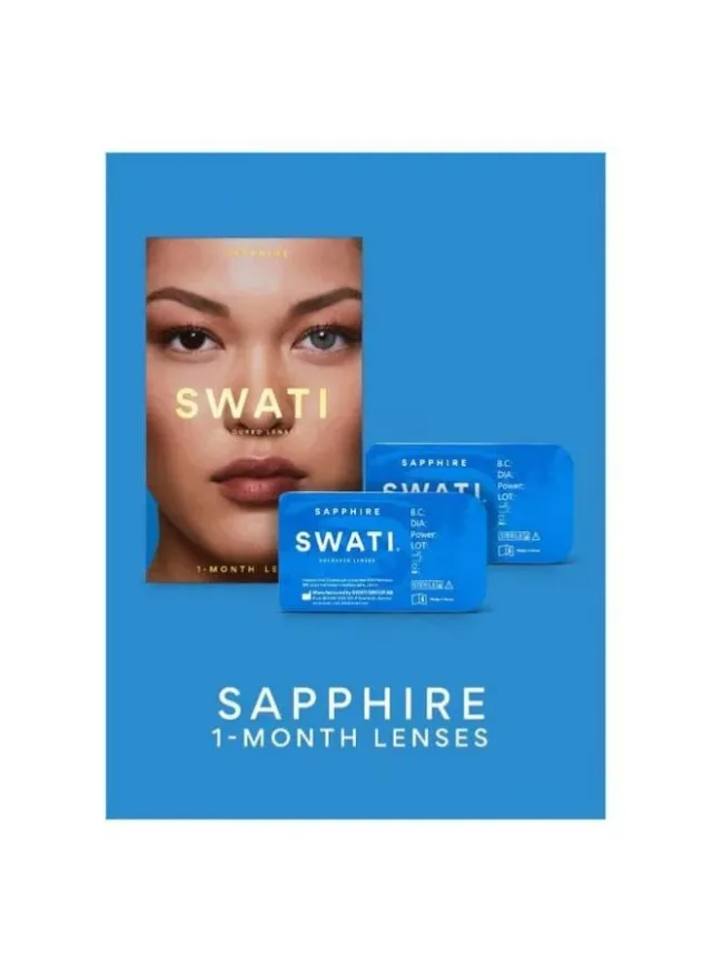 Cosmetics Coloured Contact Lenses  Sapphire 1 Months – image 5