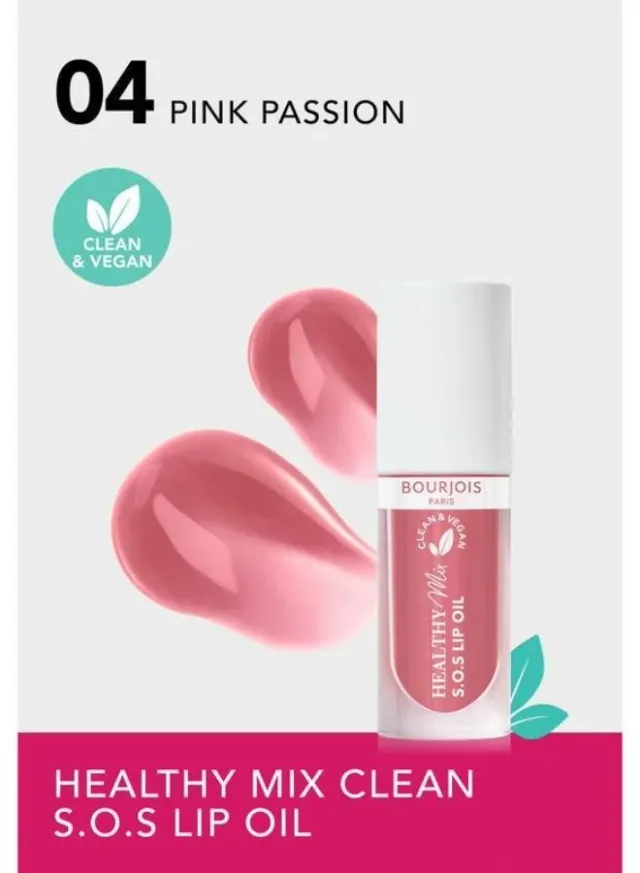 Healthy Mix Clean S.O.S Lip Oil - 04 - Pink Passion, 4.5ml – image 2