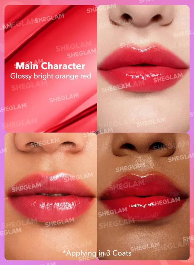 SG SHEGLAM Mirror Kiss High-Shine Lipstick-Plot Twist – image 3
