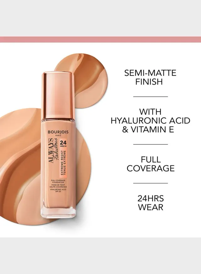 Bourjois Always Fabulous 24HR Foundation – 310 – Beige, 30ml – image 4