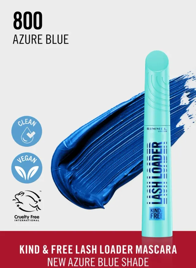 Kind and Free Lash Loader Mascara - Azure Blue, 9.5ml – image 2