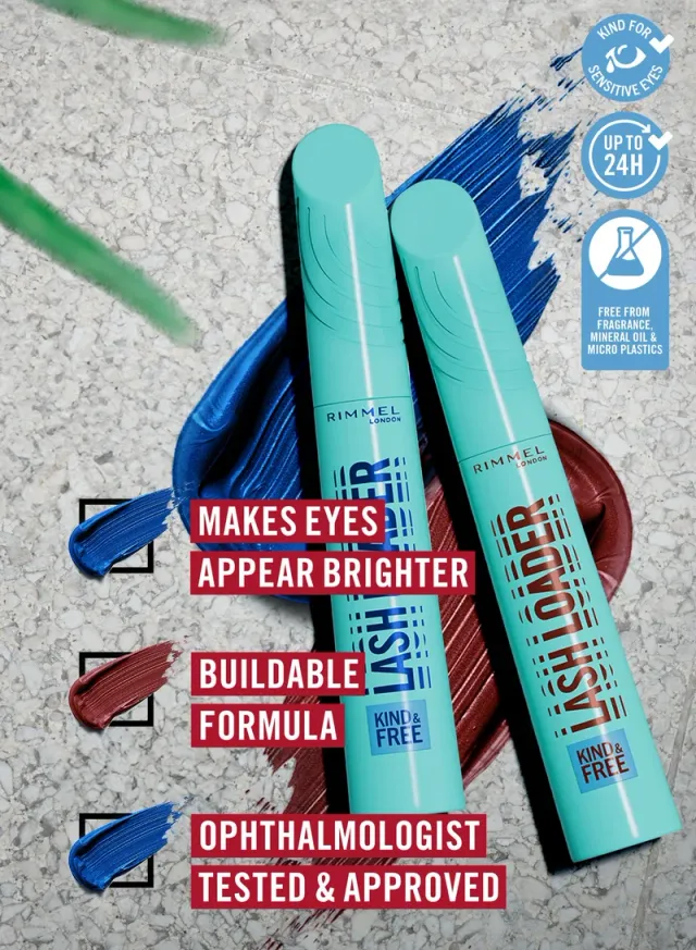 Kind and Free Lash Loader Mascara - Azure Blue, 9.5ml – image 7
