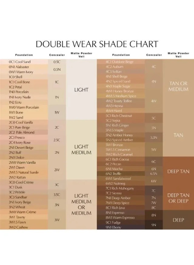 Double Wear Stay-in-Place Longwear Matte Foundation - 1C2 Petal – image 2