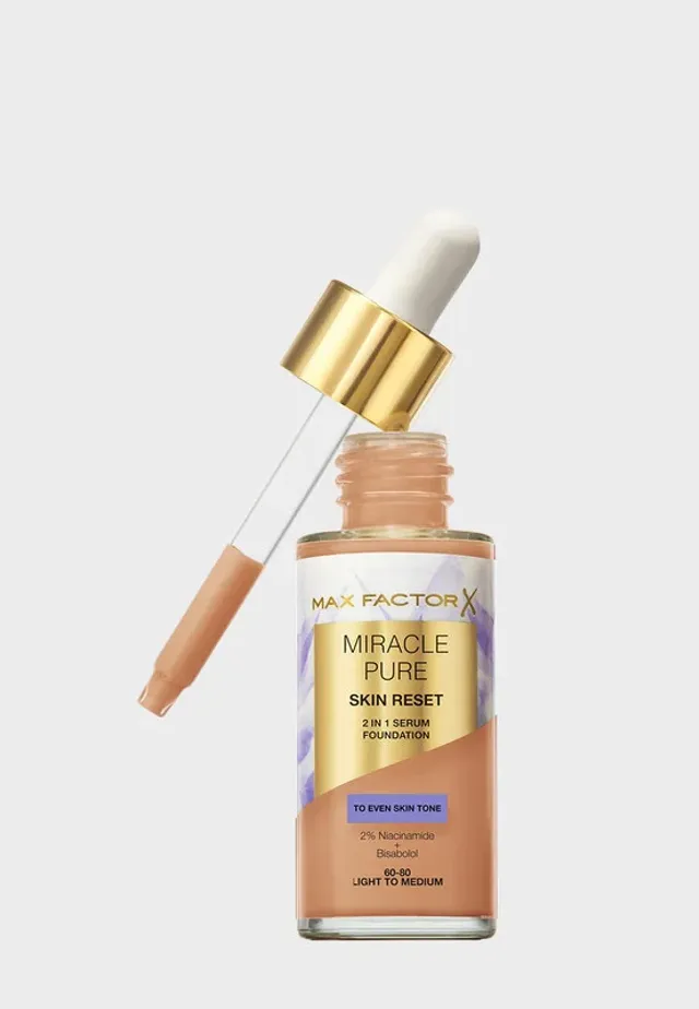 Miracle Pure 2in1 Skin Reset Serum Foundation - 85-90 - Medium to Deep, 30ml