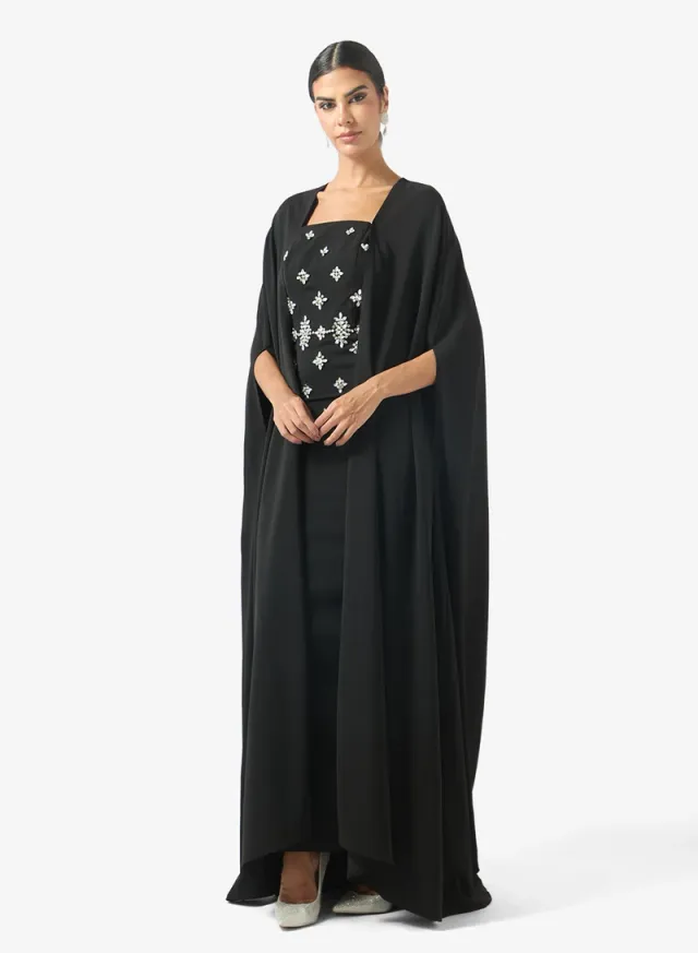 Two Pcs Crystal Cape Set