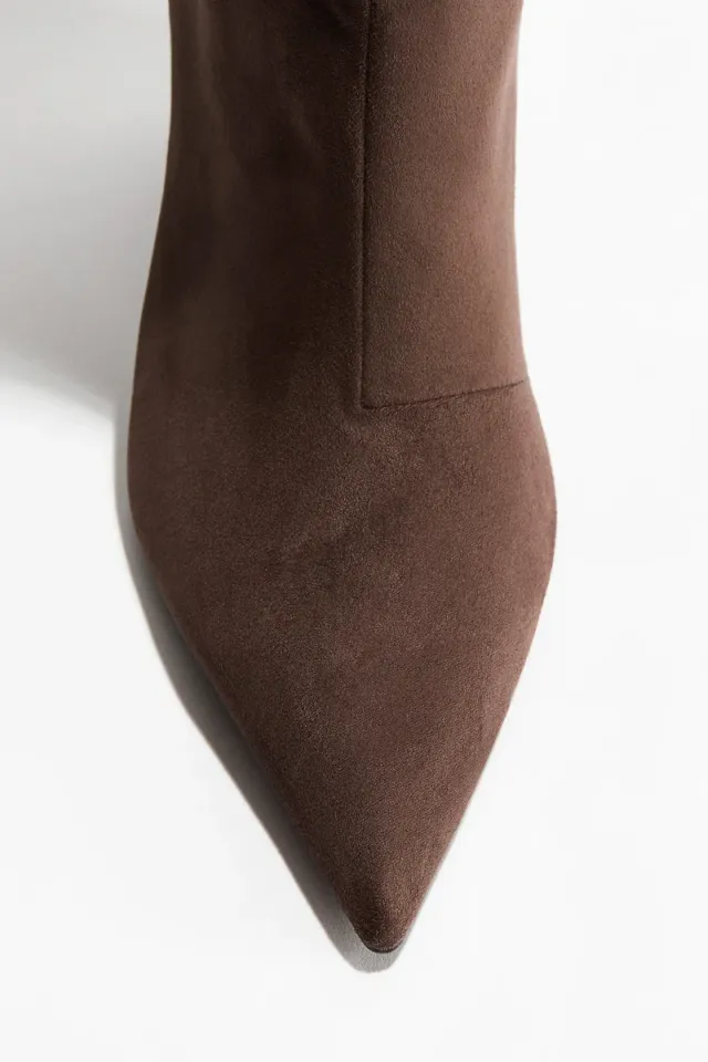 Wedge-heeled over-the-knee boots – image 4