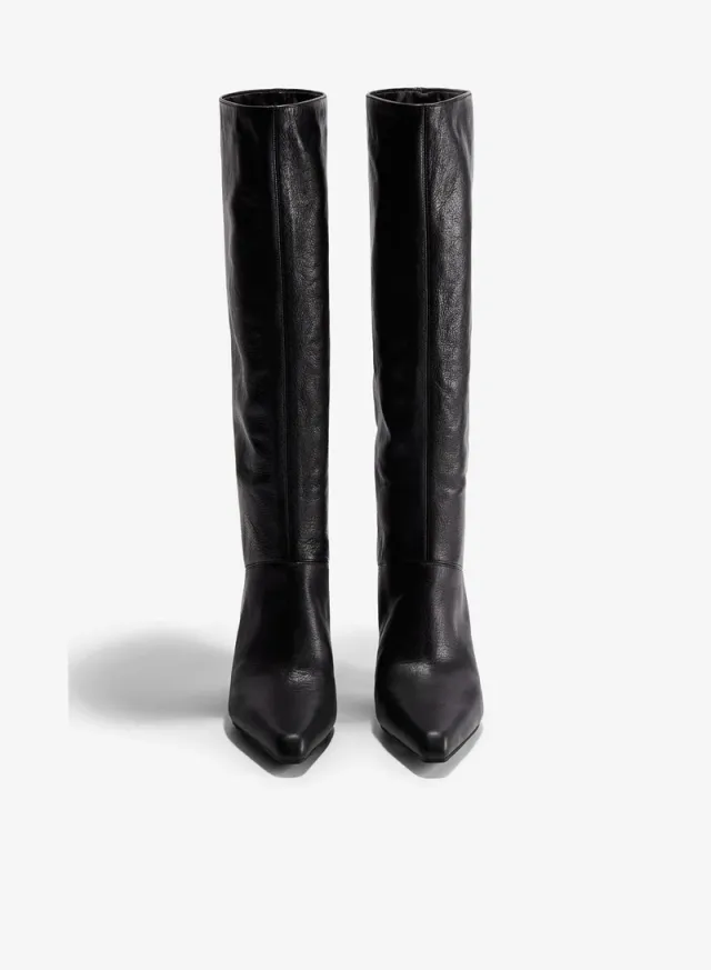 Knee-high leather boots – image 3