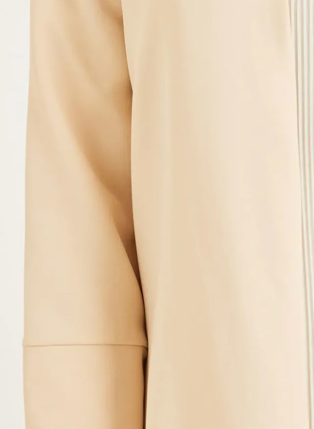 Women Beige Textured Abaya – image 3