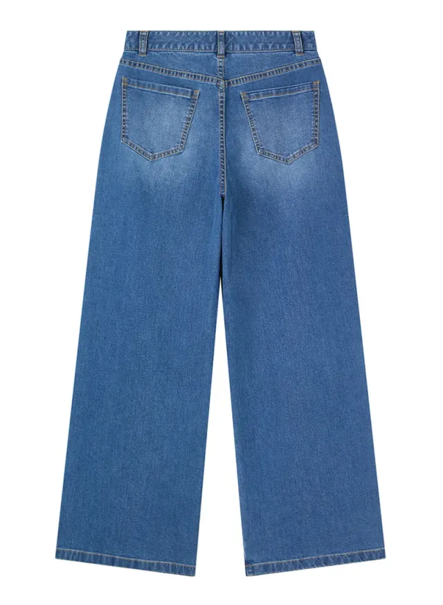 Women's High Waist Wide Leg Cool Jeans – image 4