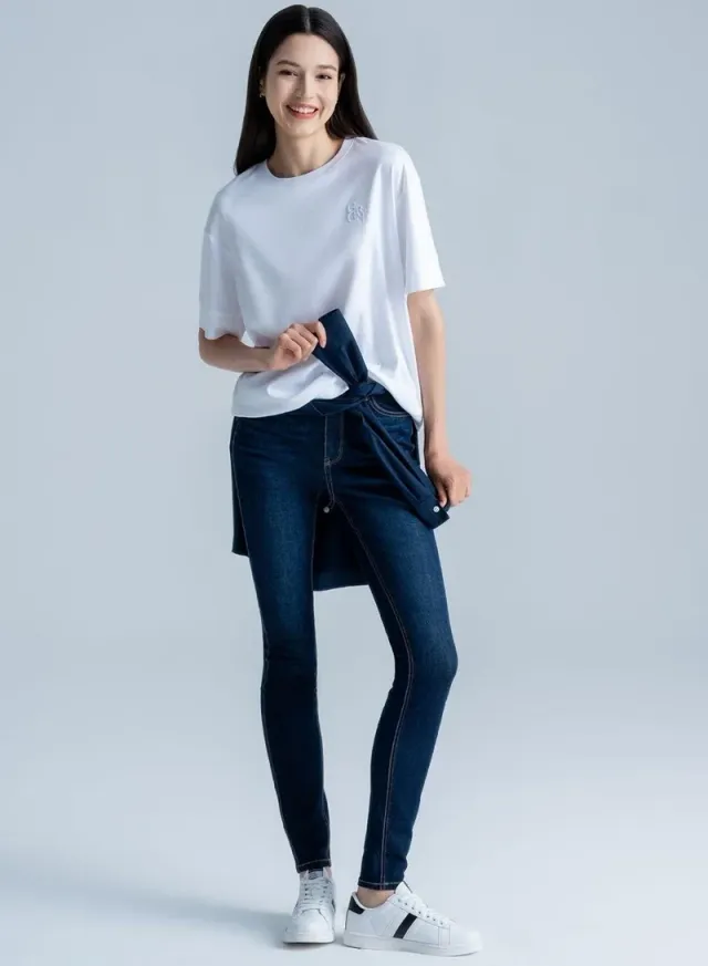 Women's High Rise Slim Tapered Jeans - Comfortable & Stylish Denim – image 2