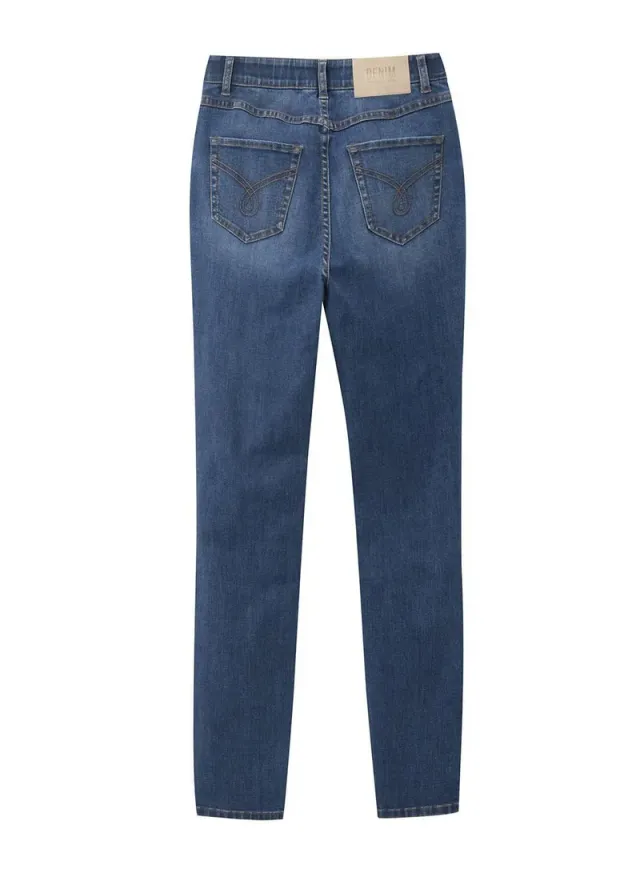 Women's High Rise Slim Tapered Jeans - Comfortable & Stylish Denim – image 2