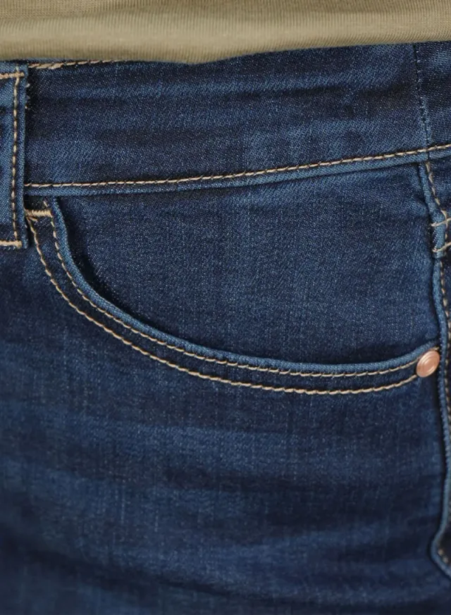 Women’s High-Waist Slim Tapered Denim Jeans – image 4