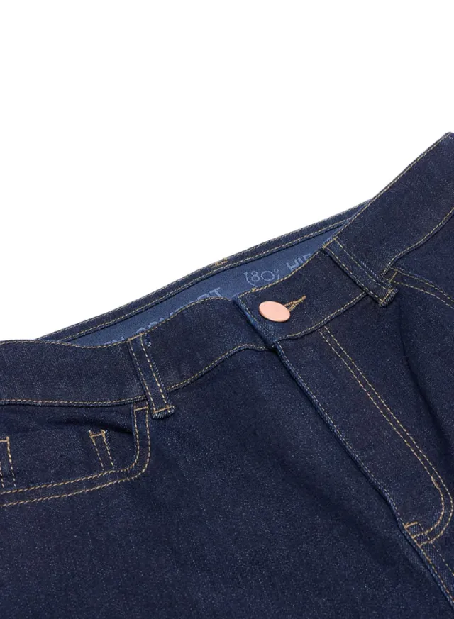 Women’s High-Waist Slim Tapered Denim Jeans – image 3