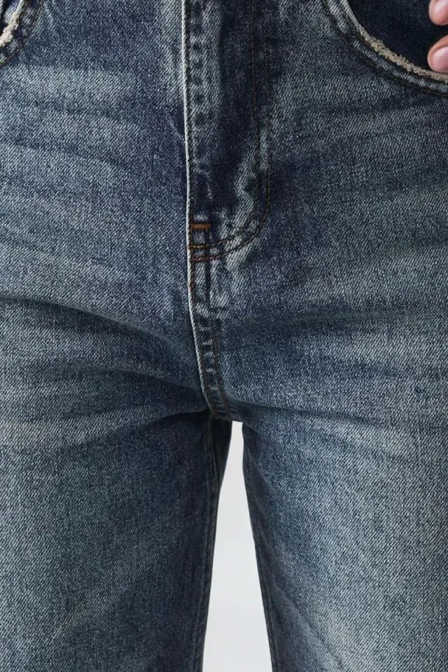 Straight Leg Denim Jeans – image 2