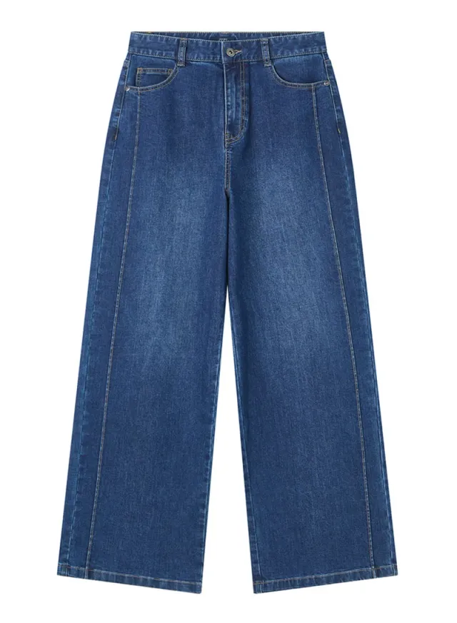 Women's High Waist Wide Leg Cool Jeans – صورة 3