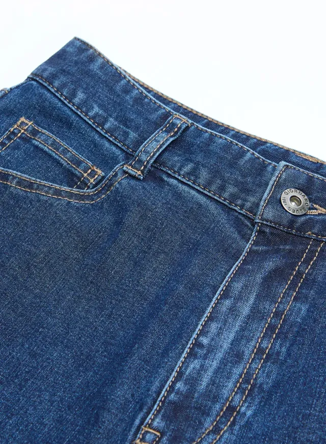 Women's High Waist Wide Leg Cool Jeans – صورة 5