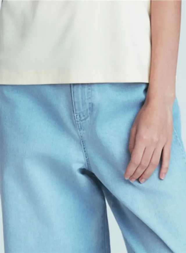 Women's High Waist Wide Leg Cool Jeans – image 4