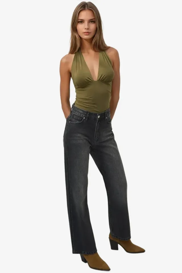 Straight Leg Denim Jeans – image 2