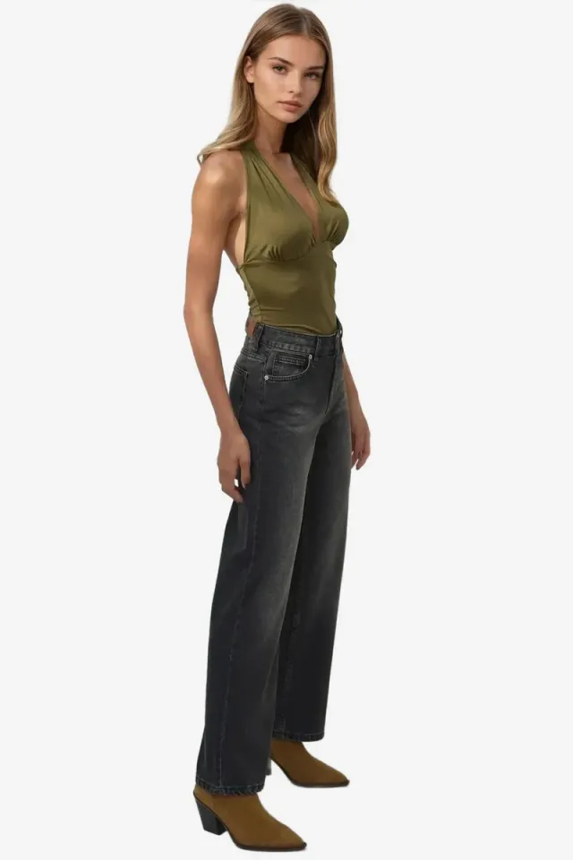 Straight Leg Denim Jeans – image 4