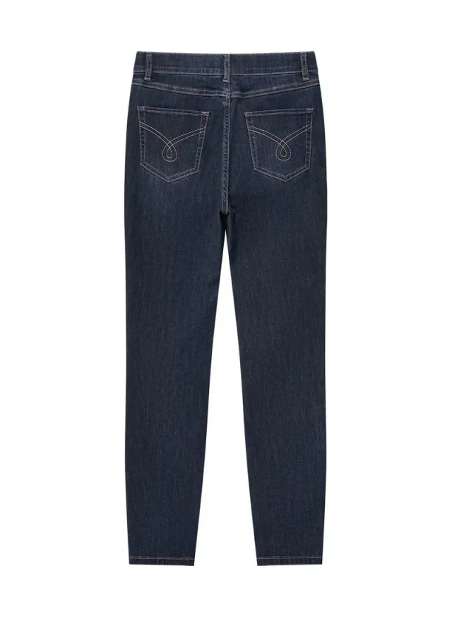 Women's High Rise Slim Tapered Jeans - Comfortable & Stylish Denim – image 3