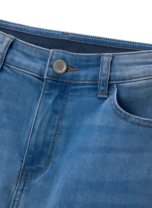 Women's High Rise Slim Tapered Jeans - Comfortable & Stylish Denim – image 3