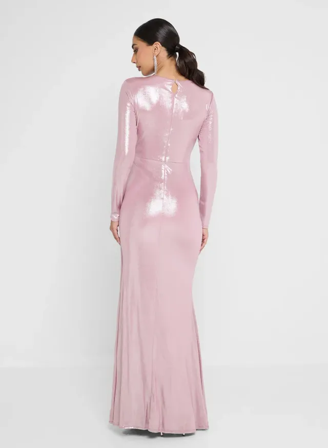 Long Sleeves Maxi Dress – image 2