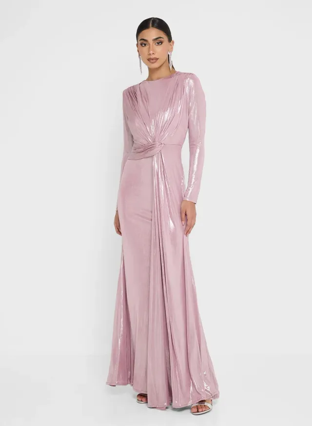 Long Sleeves Maxi Dress – image 4