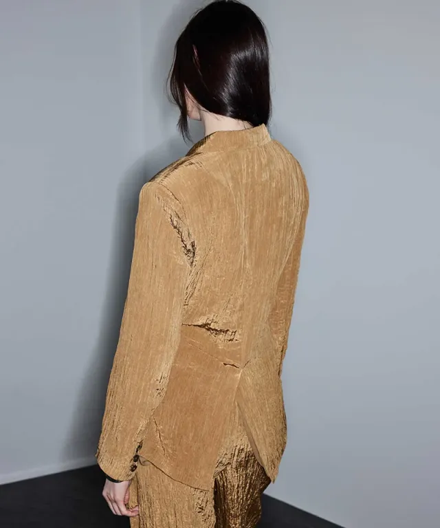 Crinkle-Effect Blazer – image 5
