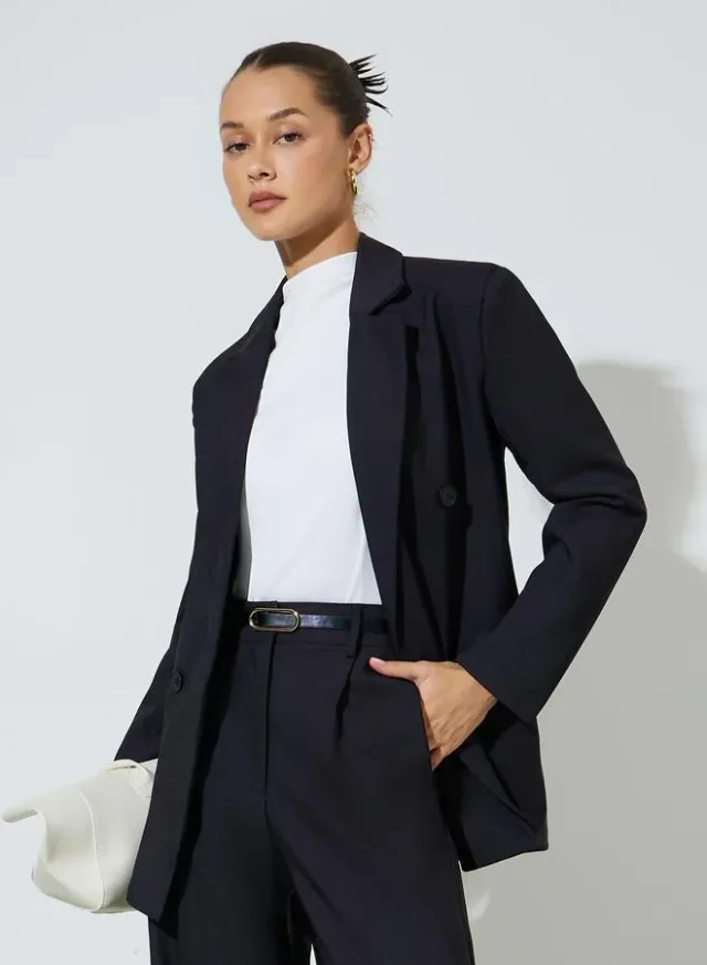 Black Double-Breasted Regular Fit Blaze – image 5