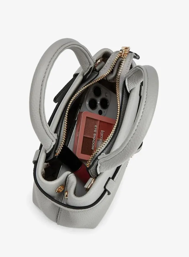 Celeste Grainy Pu Totes – صورة 7