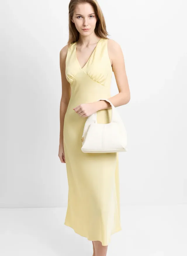 Women White Adele Bucket Bag