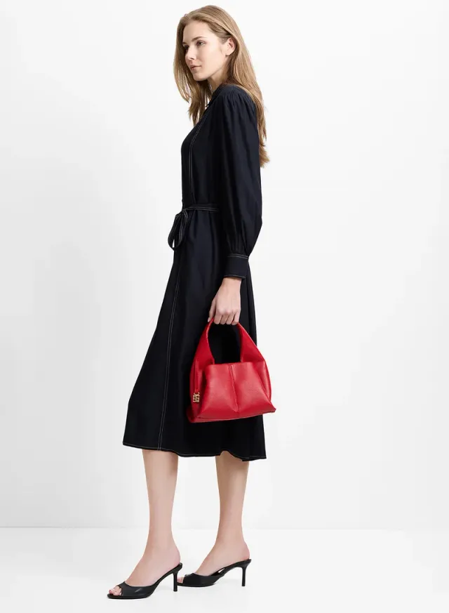 Women White Adele Bucket Bag – صورة 2