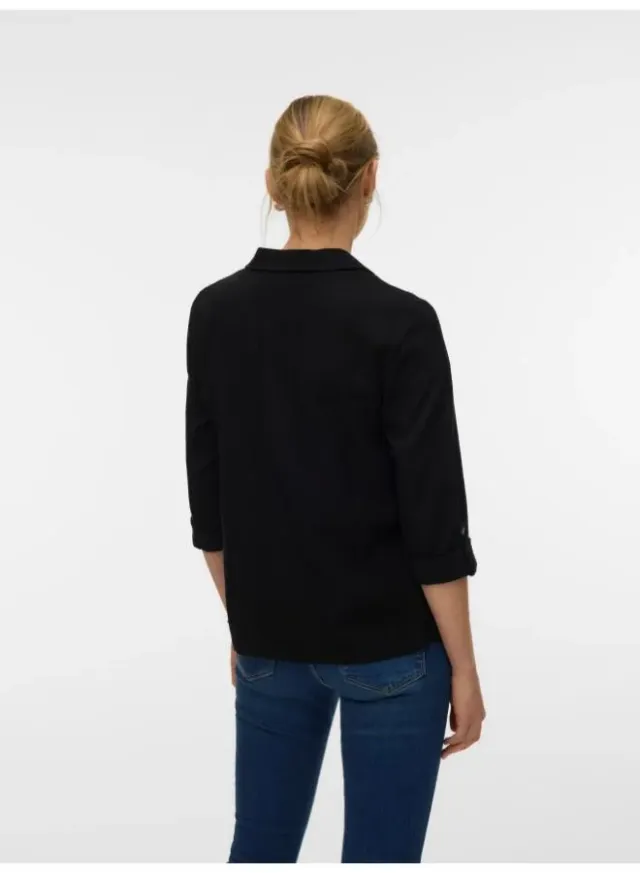 Casual 3/4 Loose Single Breasted Blazer – image 2